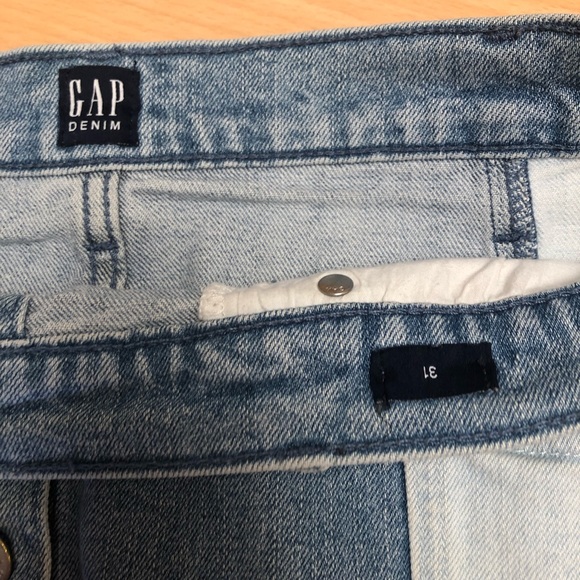 !LAST DAY! Gap two-tone denim skirt - Picture 3 of 4